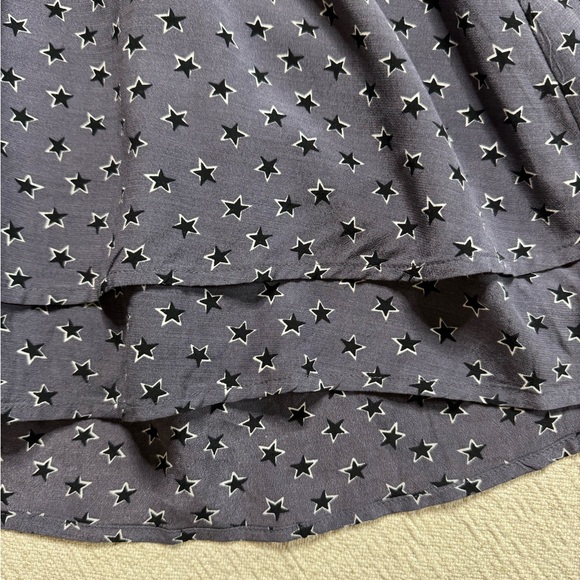 Rails‎ Jasmine Midnight Stars Grey Print Mini Dress M - Picture 7 of 9